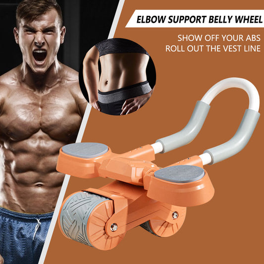 Men And Women Home Elbow Support Rebound Abdominal Wheel Exercise Fitness Equipment