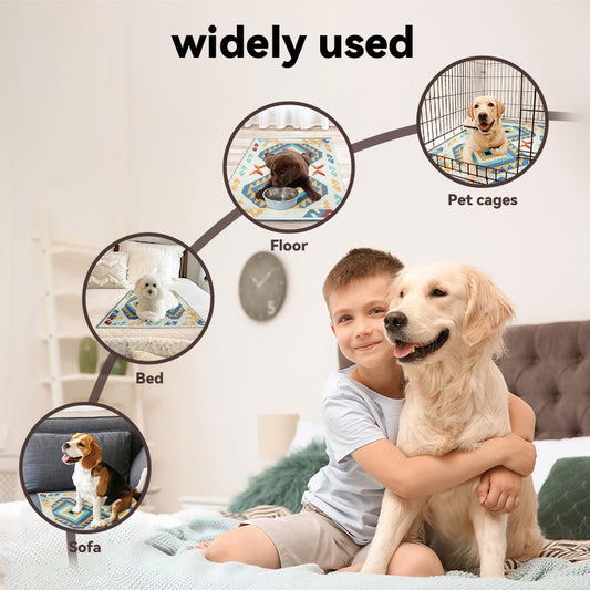 Pet Summer Cooling Ice Silk Pad Cool Feeling Ice Pad Pet Supplies