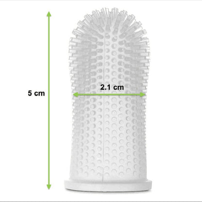 Pet Fingertip Cleaning Silicone Toothbrush