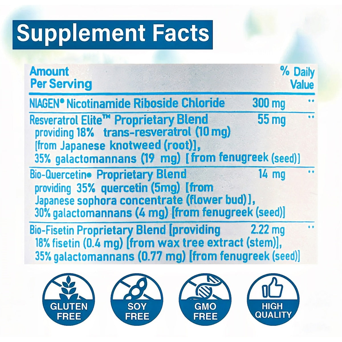 Abronikey NAD Cell Regenerator And Resveratrol Elite - Nads Niacinamide Riboside Supplement - With Trans- Resveratrol, Quercetin - Energy,Focus- 90 Capsule Dietary