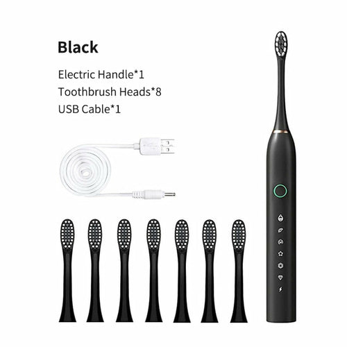Smart Electric Sonic Toothbrush Rechargeable Electronic Teeth Brush