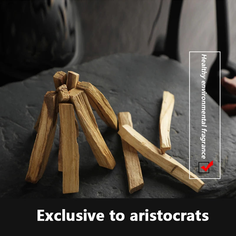 5Pcs /1pc Palo Santo Natural Incense Sticks Wooden Smudging Stick Aromatherapy Burn Wooden Sticks No Fragrance Home Living Room