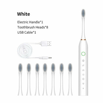 Smart Electric Sonic Toothbrush Rechargeable Electronic Teeth Brush