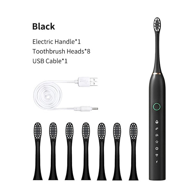 Smart Electric Sonic Toothbrush Rechargeable Electronic Teeth Brush