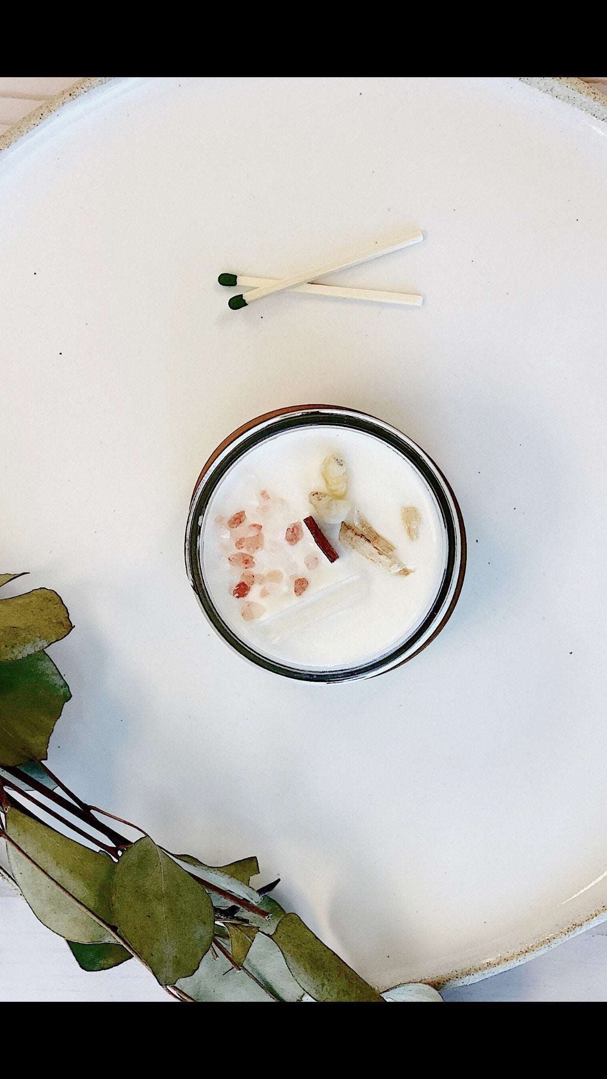 Intention Candle / Organic Soy Candle / Candle